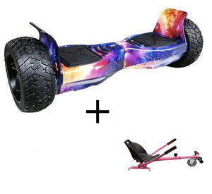 BUNDLE Sale!  8.5" All Terrain Hoverboard +Blue Pink HoverKart