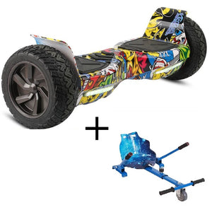 BUNDLE Sale!  8.5" All Terrain Hoverboard +HoverKart