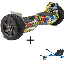 BUNDLE Sale!  8.5" All Terrain Hoverboard +Blue Pink HoverKart